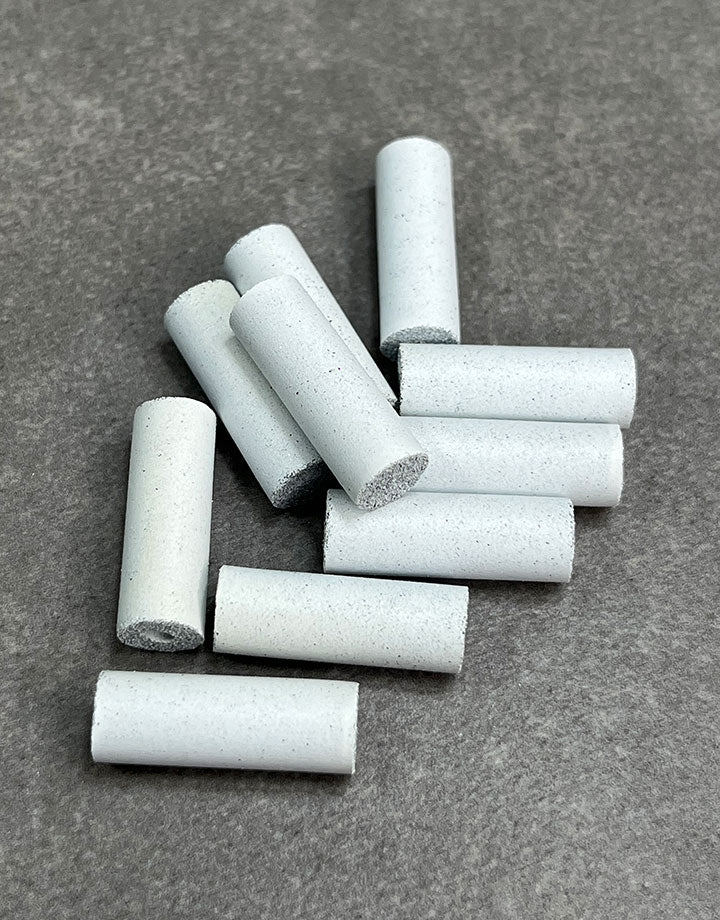 ST1372 = EVE Silicon Abrasives COARSE/WHITE CYLINDER 13/16'' (x10)