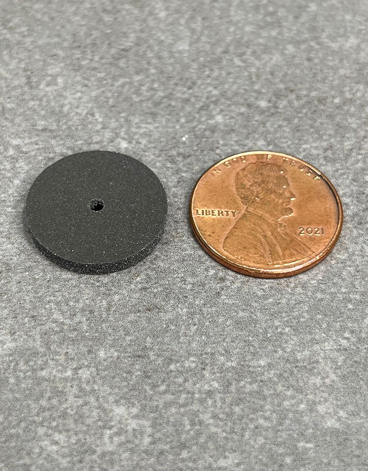 ST1374 = EVE Silicon Abrasives MEDIUM/BLACK SQUARE/ EDGE WHEEL 5/8'' (x10)