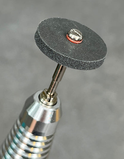 ST1375 = Eve Silicon Abrasives Medium/Black Square Edge Wheel 7/8" (Pkg of 10)