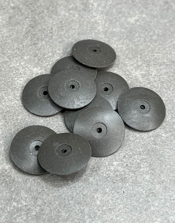 ST1376 = EVE Silicon Abrasives MEDIUM/BLACK KNIFE EDGE WHEEL 5/8'' (x10)