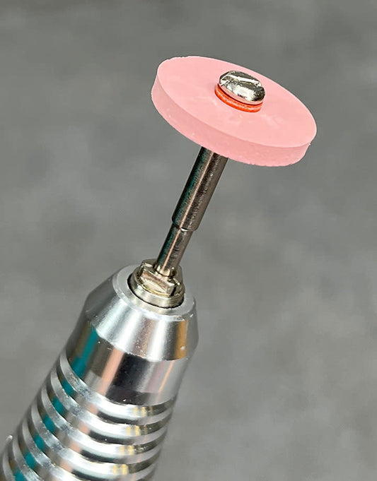 ST1380 = EVE Silicon Abrasives EXTRA FINE/PINK  SQUARE EDGE WHEEL 5/8" (x10)