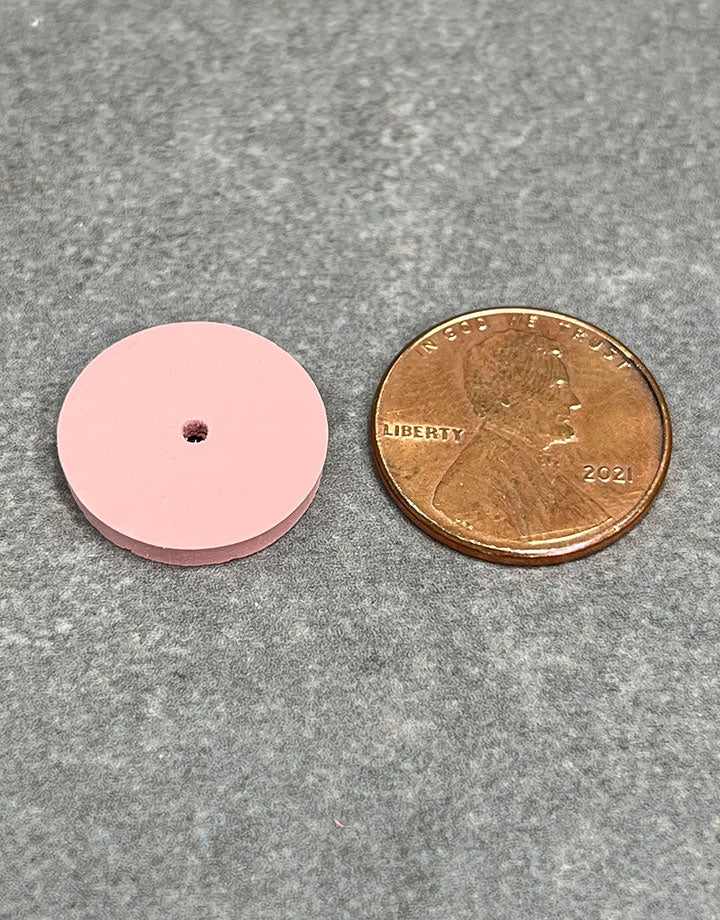 ST1380 = EVE Silicon Abrasives EXTRA FINE/PINK  SQUARE EDGE WHEEL 5/8" (x10)