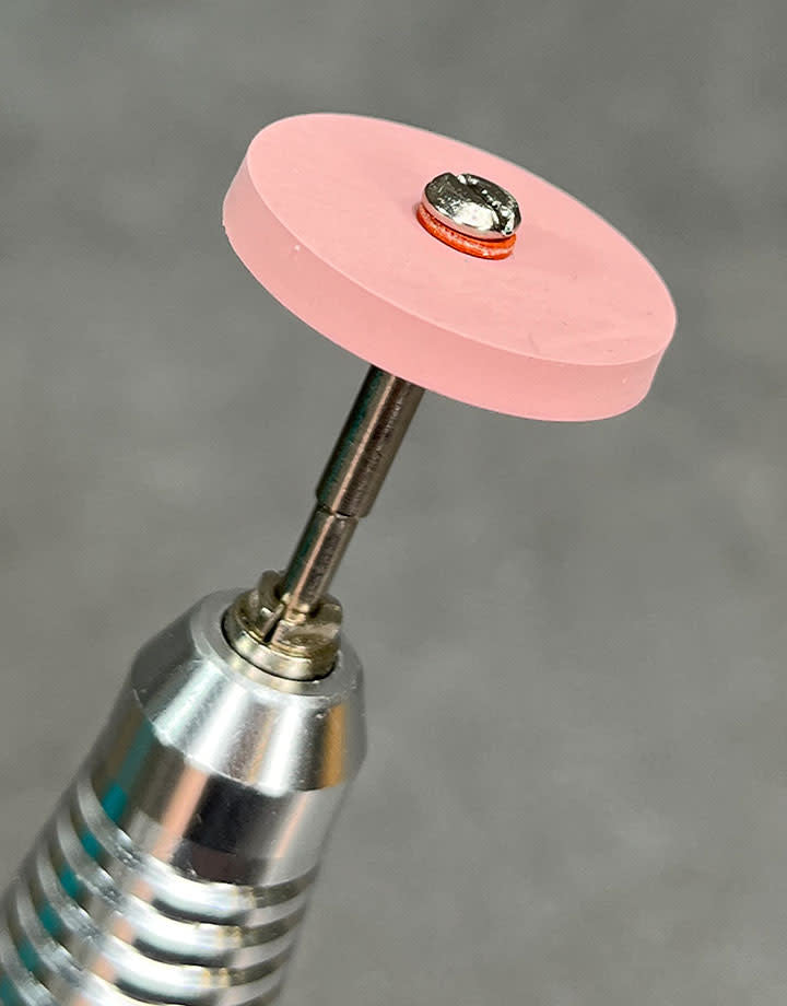 ST1381 = EVE Silicon Abrasives EXTRA FINE/PINK SQUARE EDGE WHEEL 7/8'' (x10)