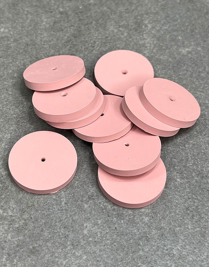 ST1381 = EVE Silicon Abrasives EXTRA FINE/PINK SQUARE EDGE WHEEL 7/8'' (x10)