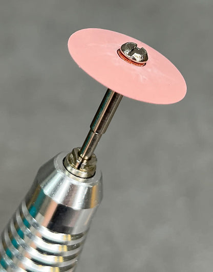 ST1383 = EVE Silicon Abrasives EXTRA FINE/PINK KNIFE EDGE WHEEL 7/8'' (x10)