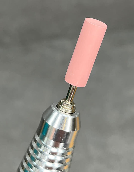ST1384 = EVE Silicon Abrasives EXTRA FINE/PINK CYLINDER 13/16'' (x10)