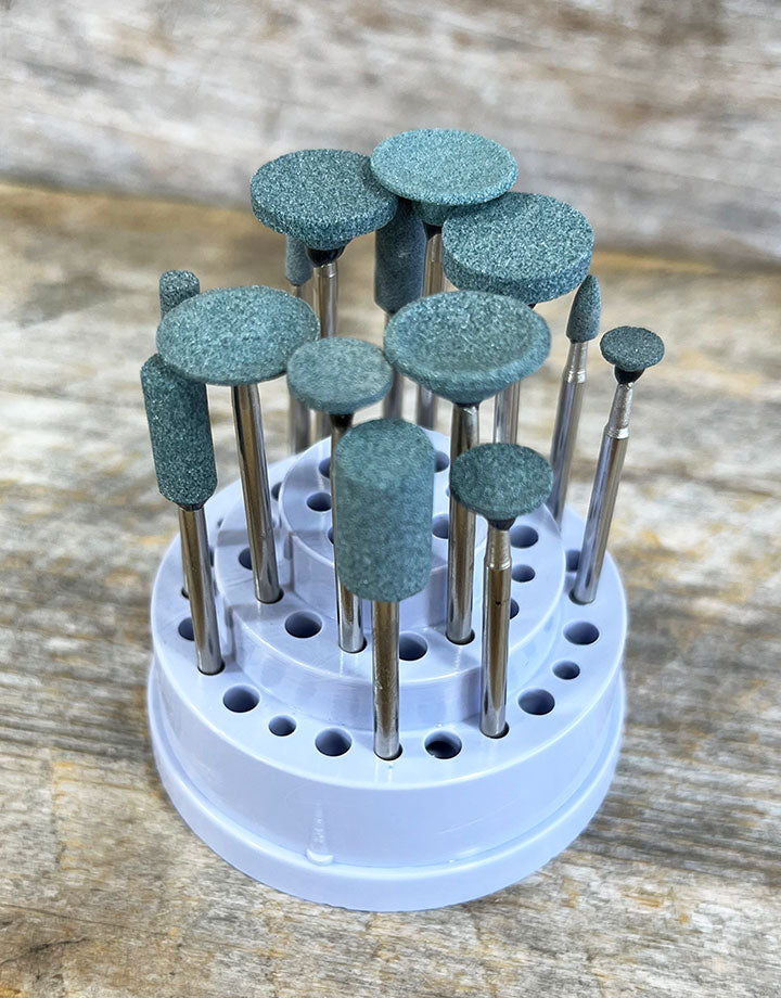 ST1470 = Green Mounted Grinding Stone Set (14pcs)