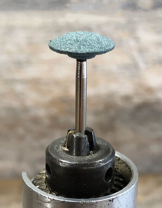 ST1472 = Green Mounted Grinding Stone Knife Edge (pkg/3)