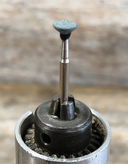 ST1475 = Green Mounted Grinding Stone Small Inverted Cone (pkg/3)