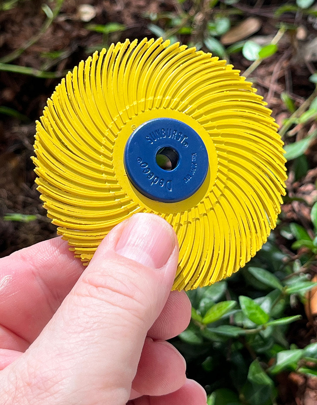 ST250X = 3" Sunburst 3-Ply Mounted Radial Discs