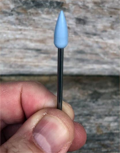 ST4282 = Mounted Silicone Point 5.5x15mm Fine Blue (Pkg of 5)