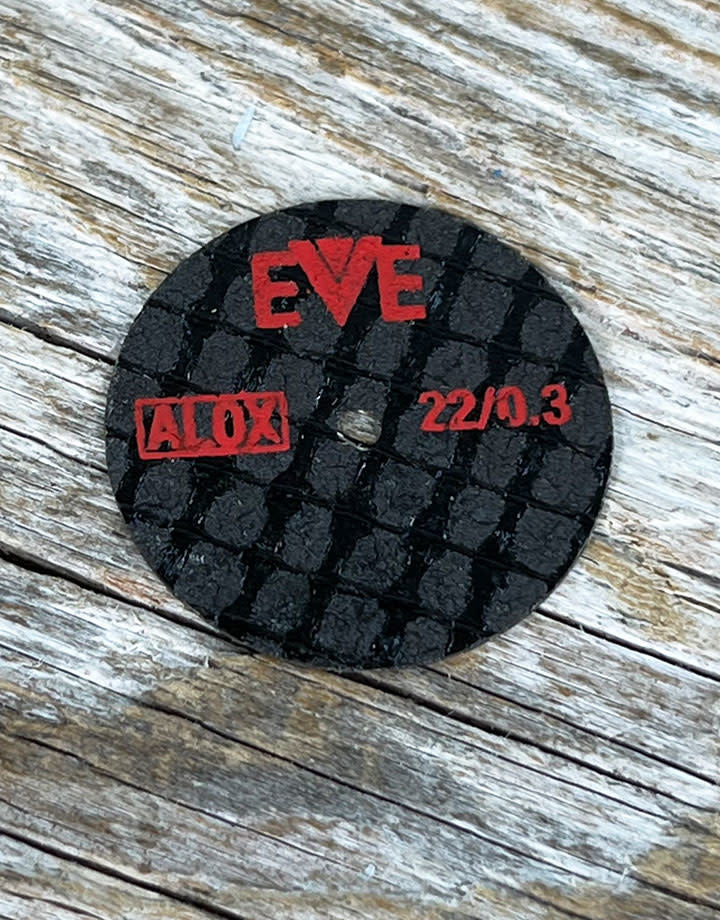 ST8921 = Cutting Fiber Discs 22x 0.3mm (pkg/10)