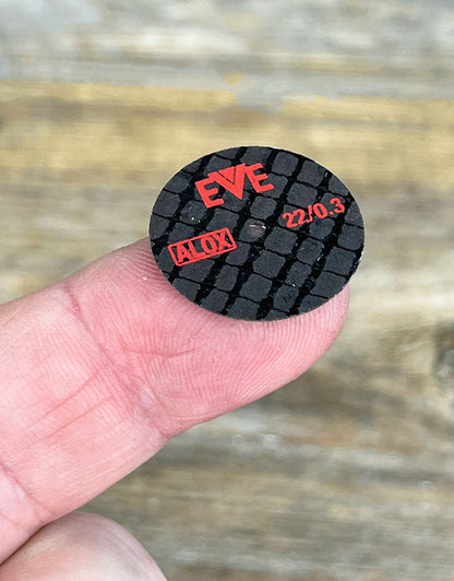ST8921 = Cutting Fiber Discs 22x 0.3mm (pkg/10)