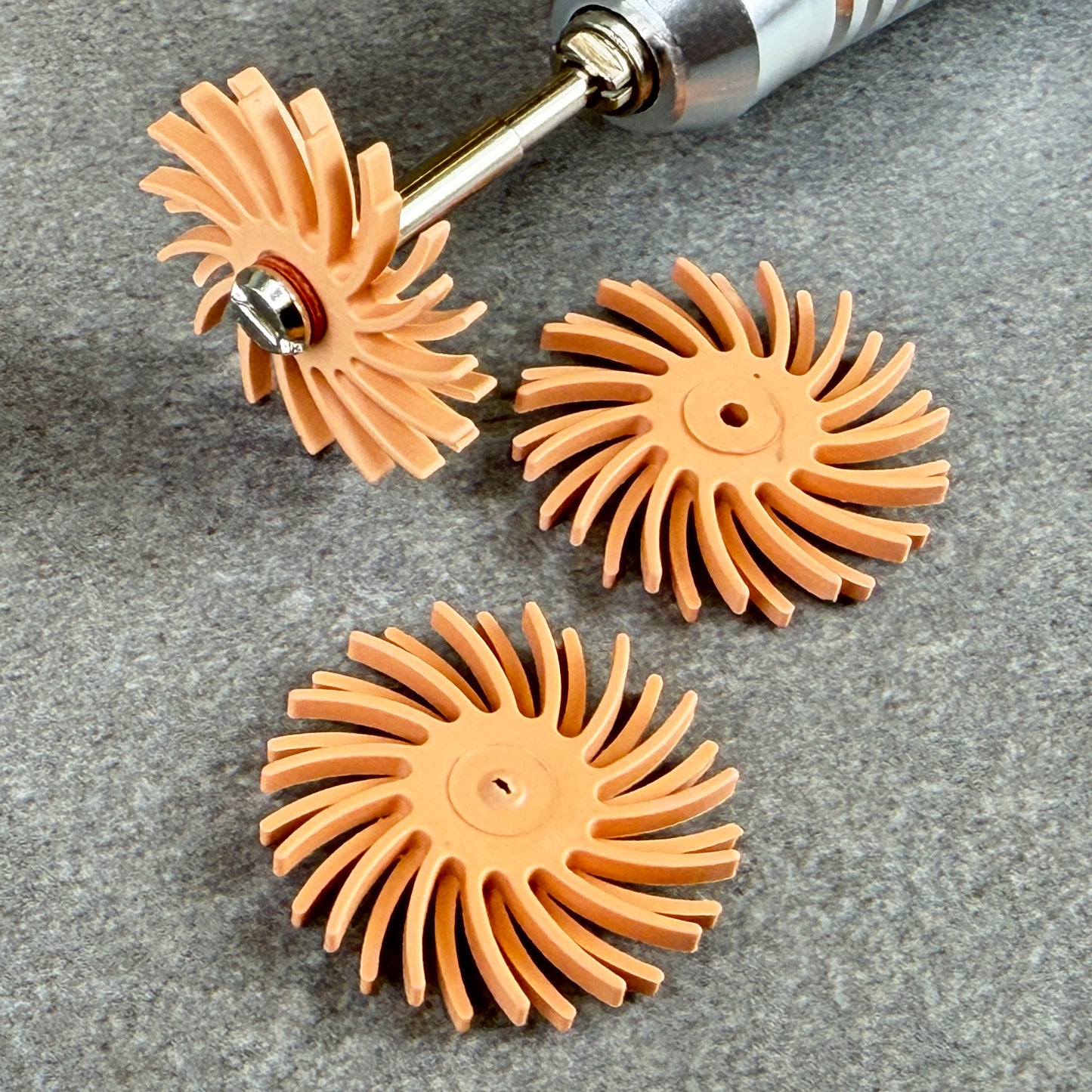 ST913X = Dedeco Radial Dual Discs 7/8" **Choose Grit**