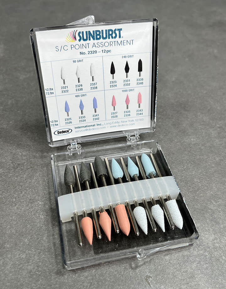 ST9320 = Dedeco Silicon Carbide Point Assortment 12pc