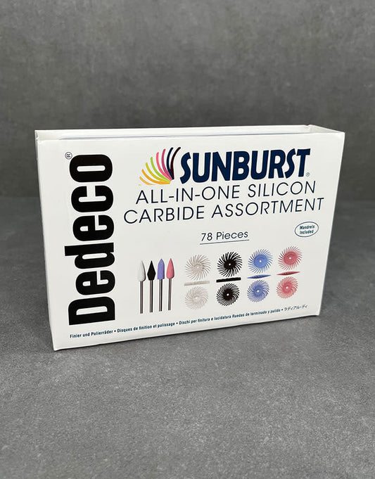 ST9319 = Dedeco Sunburst Silicon Carbide Assortment 78pcs