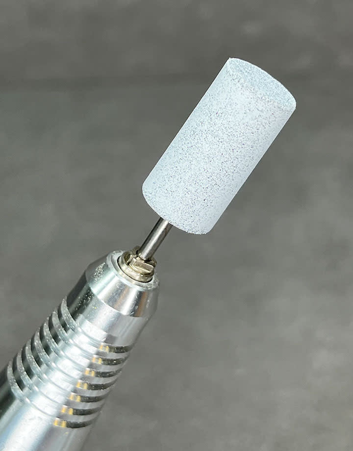 ST9334 = White Coarse Cylinder 15/16" x 1/2"  (Pkg/10)