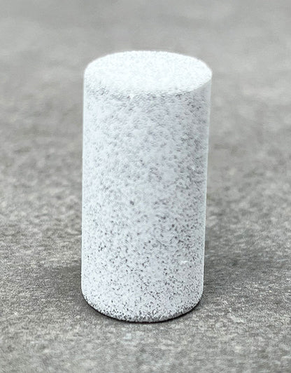 ST9334 = White Coarse Cylinder 15/16" x 1/2"  (Pkg/10)