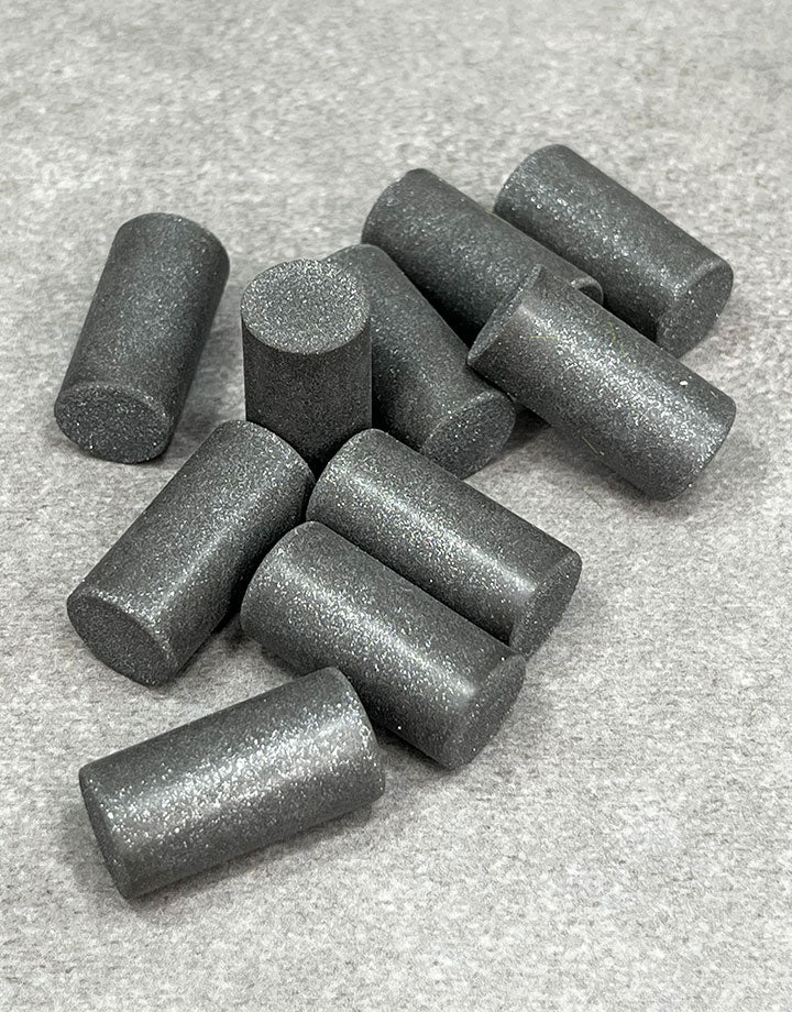 ST9344 = Black Medium Cylinder 15/16" x 1/2"  (Pkg/10)