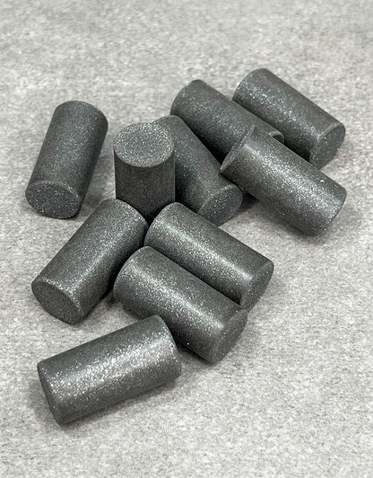 ST9344 = Black Medium Cylinder 15/16" x 1/2"  (Pkg/10)