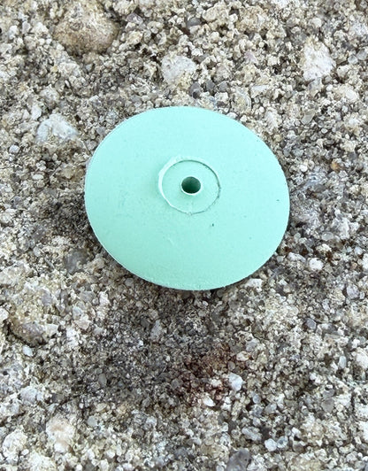 ST9475 = Sunburst 7/8" x 1/8" Knife Wheels - Light Green 14000grit (pkg/6)
