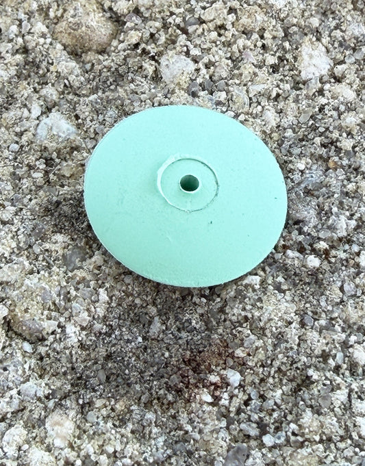 ST9475 = Sunburst 7/8" x 1/8" Knife Wheels - Light Green 14000grit (pkg/6)