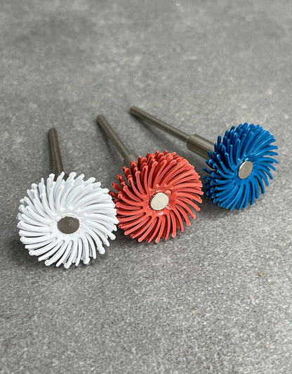 ST9569 = Dedeco 4 Ply Mounted Radial Disc Starter Kit 3pcs (120, 220, 400 Grits)