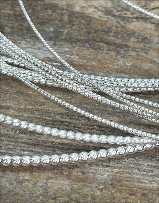 STW = Twist Sterling Silver Wire
