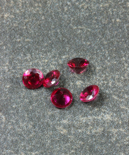 SYXX = Imitation Round Birthstones (Pkg of 5)