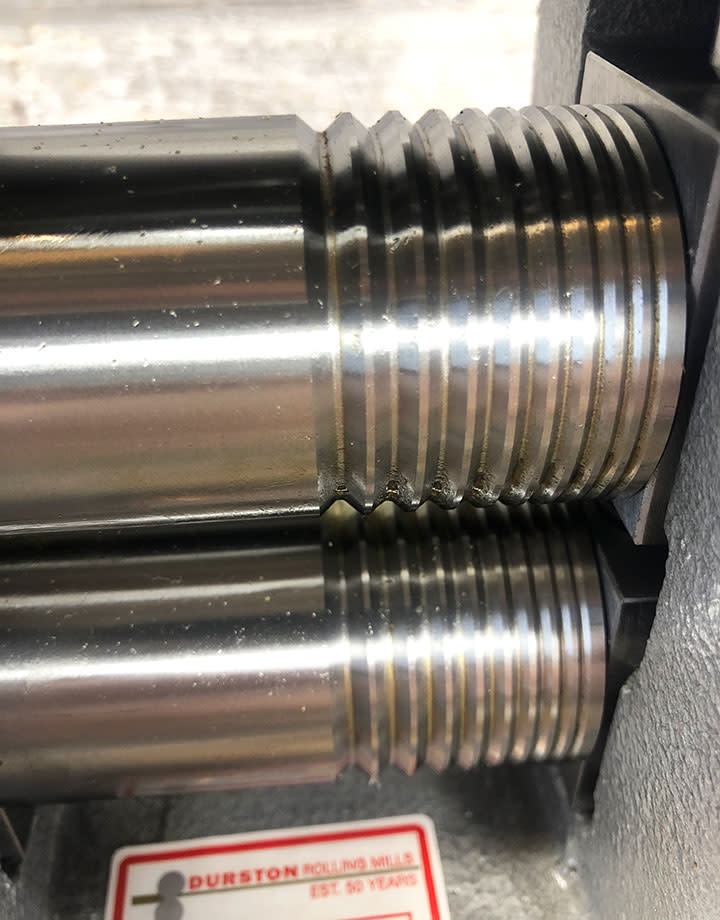 RM1000 = Mini C80 Combo Rolling Mill by Durston