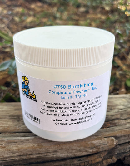 TM140 = Burnishing Compound Powder #750 - 1lb. Container