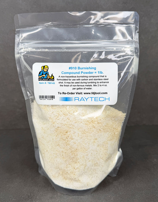 TM145 = Burnishing Compound Powder #910 -appx 1lb. Container