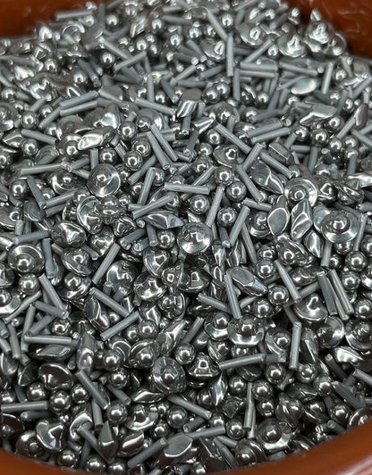 TM239 = Stainless Steel Small Mixed Tumbling Media - 2lbs