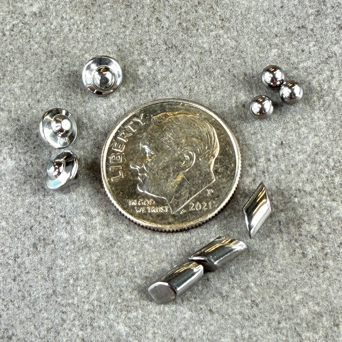 TM239 = Stainless Steel Small Mixed Tumbling Media - 2lbs