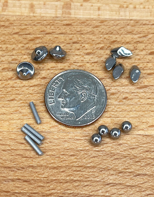 TM239 = Stainless Steel Small Mixed Tumbling Media - 2lbs