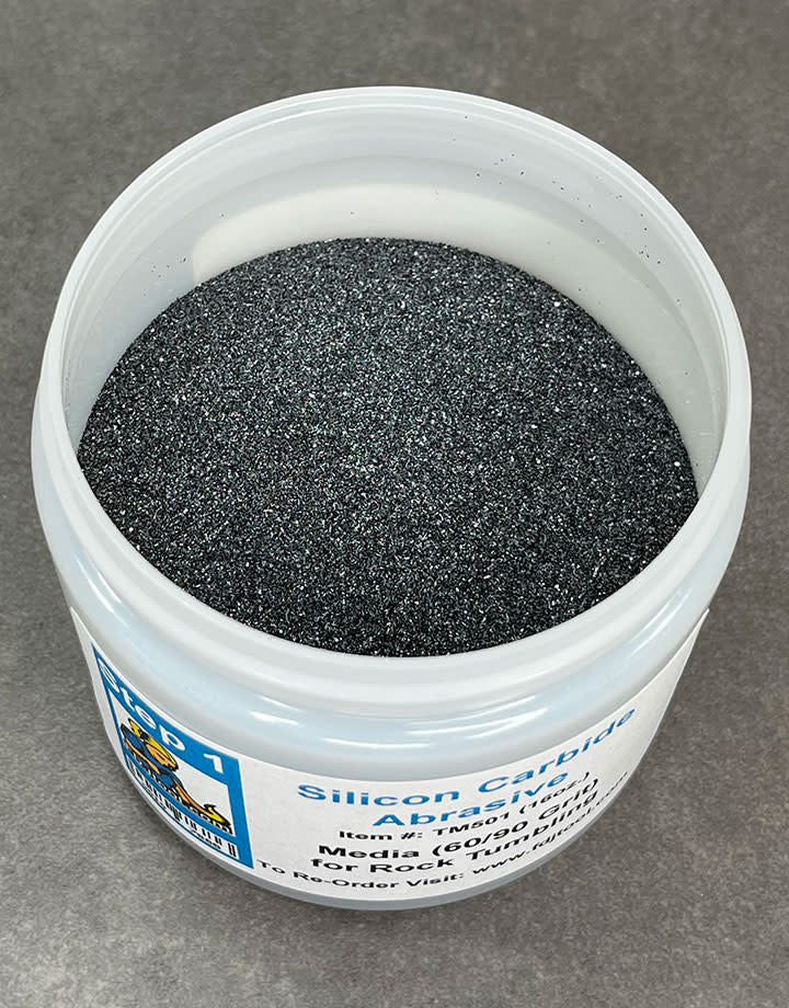 TM501 = ROCK TUMBLING MEDIA STEP 1: COARSE 60/90 GRIT 1 lbs