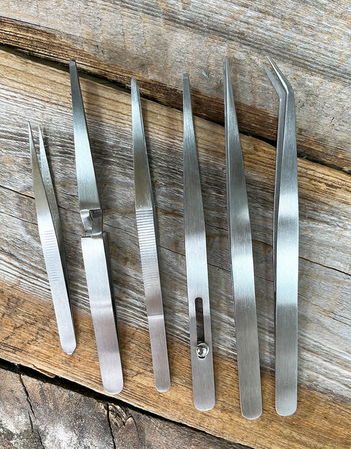 TW2406 = TWEEZER SET for GENERAL PURPOSE 6pcs