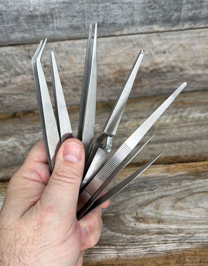 TW2406 = TWEEZER SET for GENERAL PURPOSE 6pcs