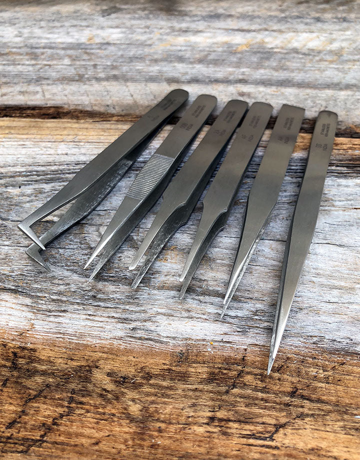 TW2412 = Non-Magnetic Tweezer Set (12pcs)