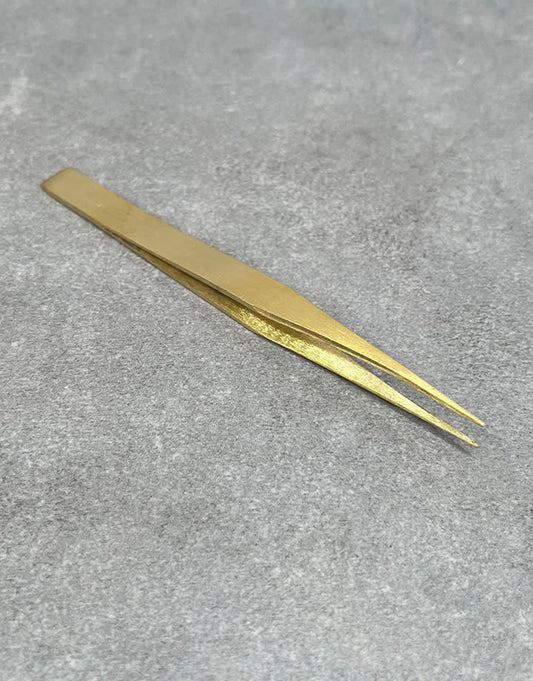 TW301B = Brass Tweezers AA - 5" long
