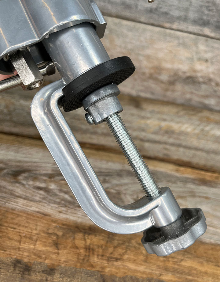VS9641 = VISE CLAMP ON WITH BALL SWIVEL- 3'' JAWS