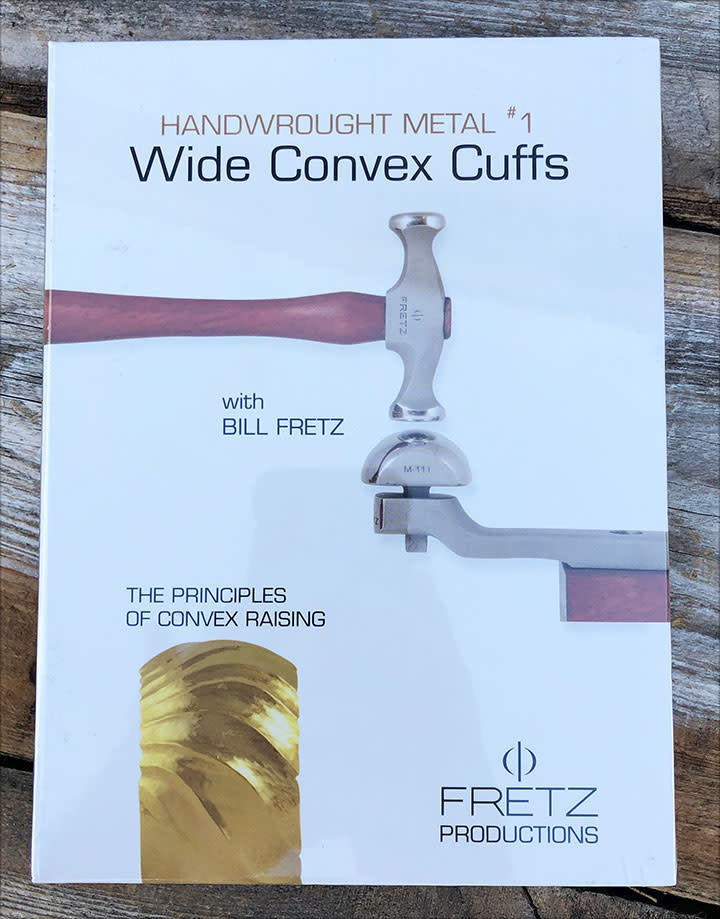 VT3051 = DVD- Bill Fretz Handwrought Metal #2 ''Wide Concave Cuffs''