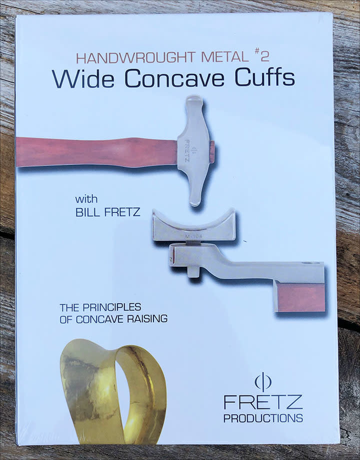 VT3050 = DVD- Bill Fretz Handwrought Metal #1 ''Wide Convex Cuffs''
