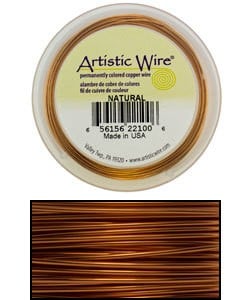 WR31426 = Artistic Wire Spool NATURAL 26GA 30 YARDS
