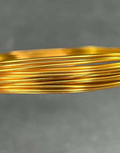 WR70118 = Aluminum Wire GOLD COLOR 18ga 39 feet per Bag