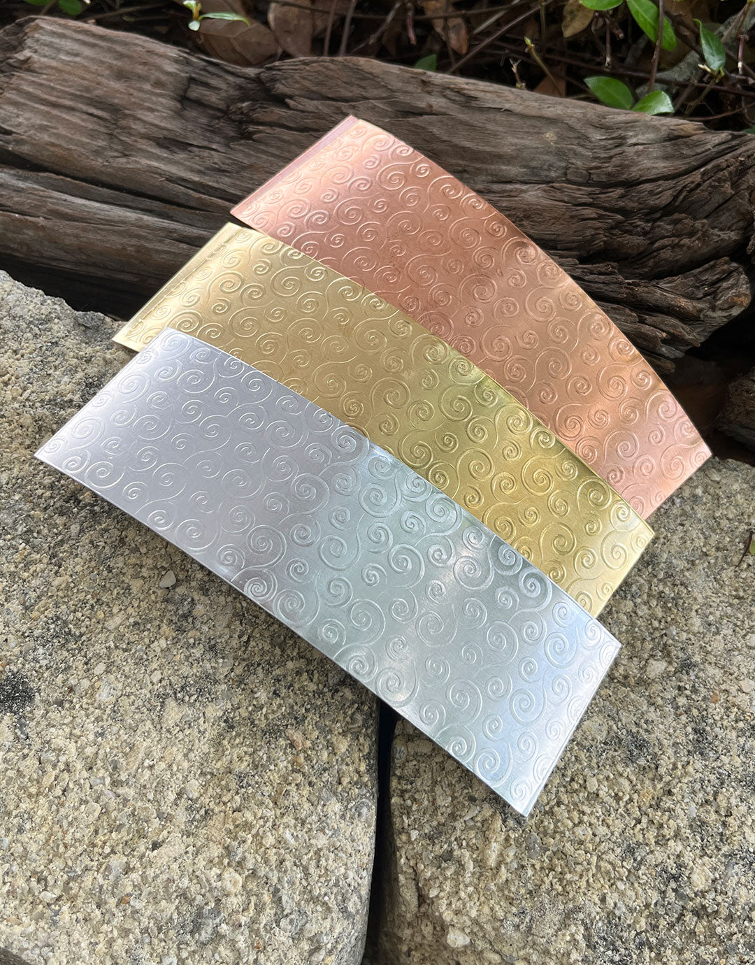 XSP33XX = Textured Sheet (Gust of Wind) 2" x 6" **Choose Metal**