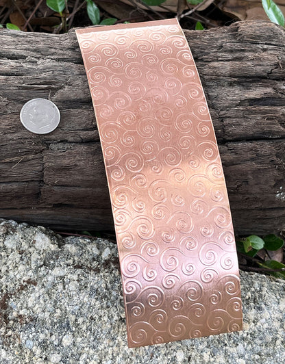 XSP33XX = Textured Sheet (Gust of Wind) 2" x 6" **Choose Metal**