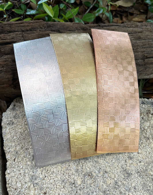 XSP36XX = Textured Sheet (Basket) 2" x 6" **Choose Metal**