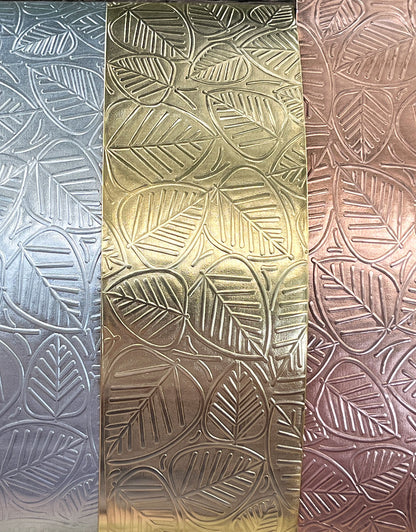 XSP37XX = Textured Sheet (Leaves) 2" x 6" **Choose Metal**