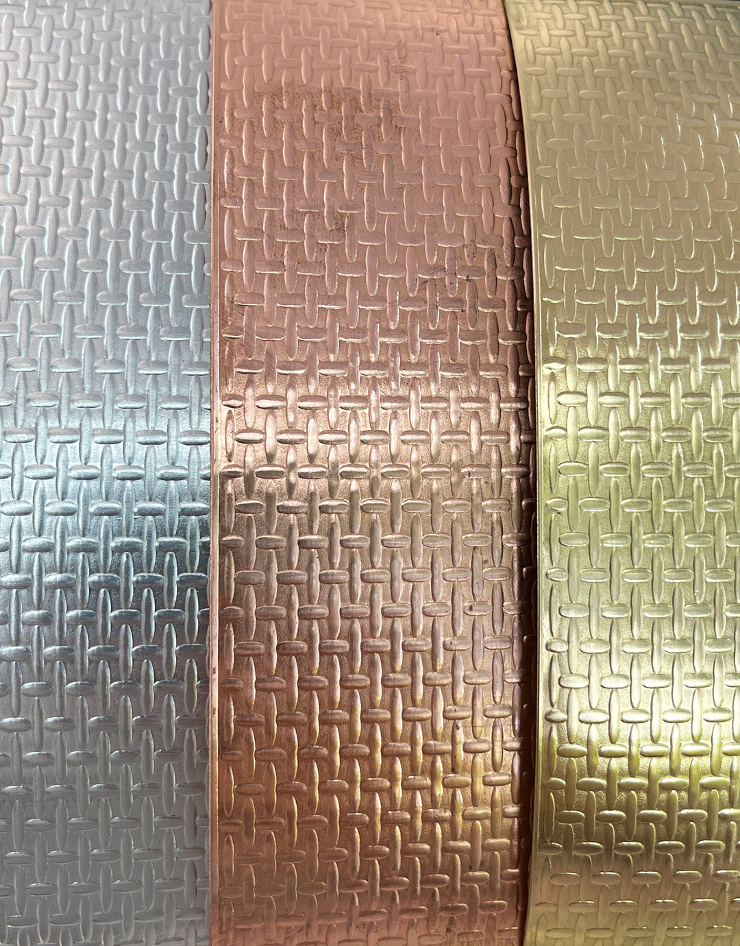 XSP41XX = Textured Sheet (Wacky Windows) 2" x 6" **Choose Metal**